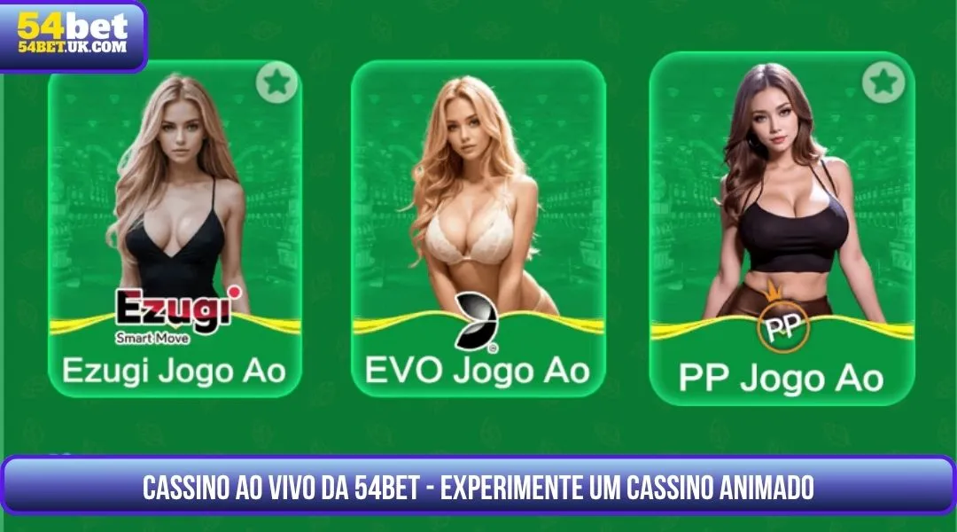 Cassino ao vivo da 54BET - Experimente um cassino animado