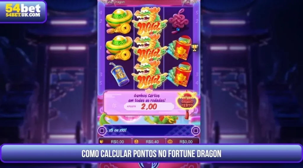 Como calcular pontos no Fortune Dragon