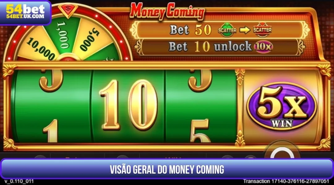 Gráficos 3D, bônus exclusivos e RTP alto: jogue Money Coming e busque prêmios gigantes!